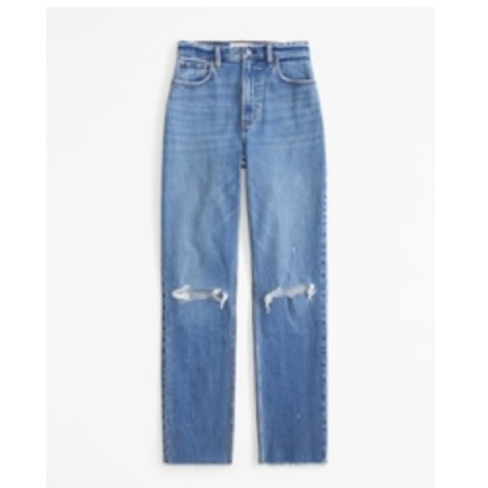 Abercrombie Ultra High Rise 90’s Straight Jean 27R